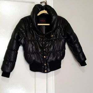 NWT YOKI Girls Black Jacket Size L